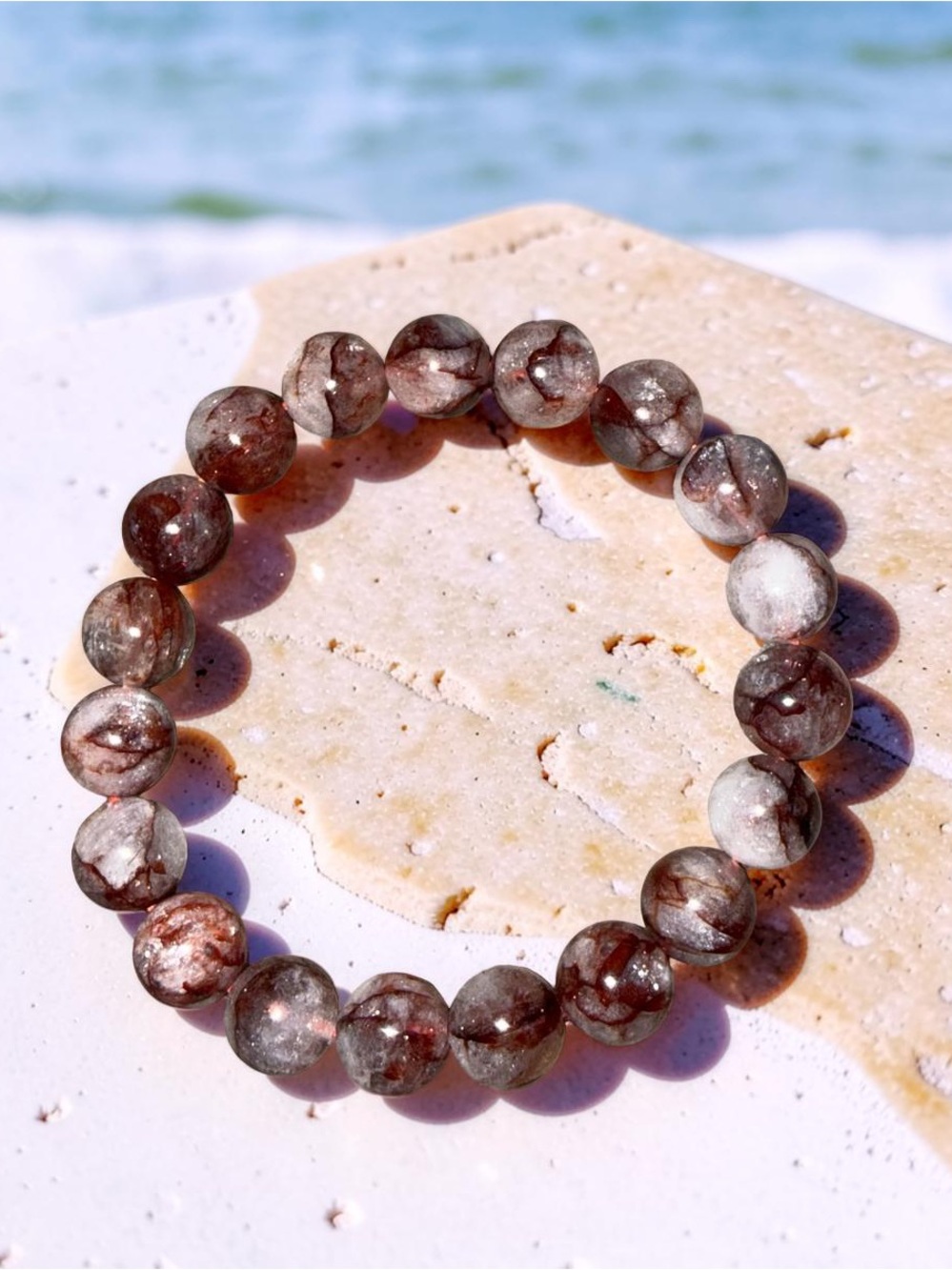 10mm Fire Quartz Bracelet ❤️